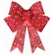Best Choice Products Pre-Lit Christmas Bow, Large Outdoor LED Lighted Holiday Décor w/ 8 Light Functions, Hook
